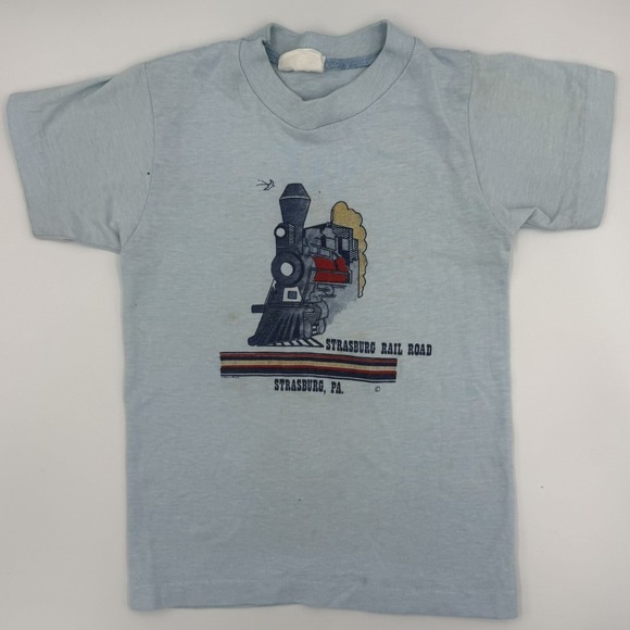 Other - 60s Strasburg Rail Road Kids Tee Steam Train 2-3T Single Stitch PA Souvenir READ